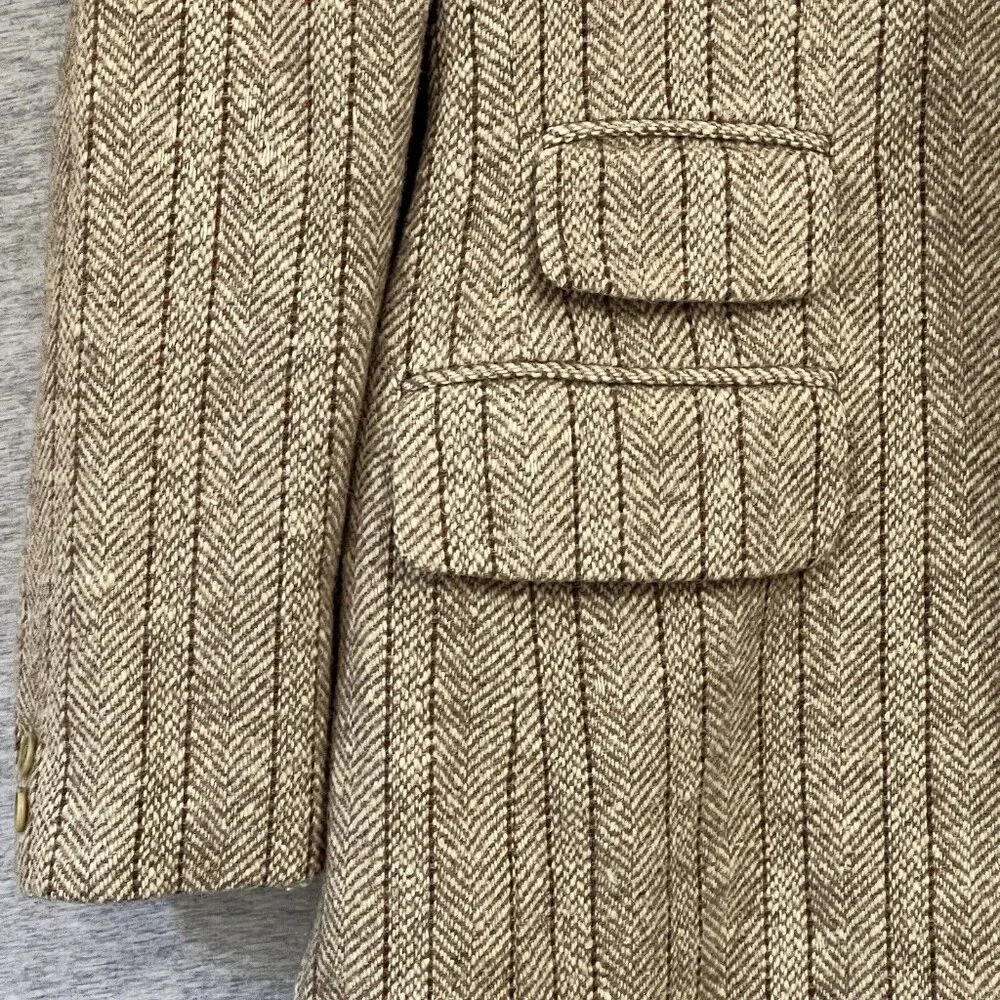 Vintage British 60s 70s  Jacket Mens 38 40 Carnaby‎ St Tweed Suit Irvine Sellars